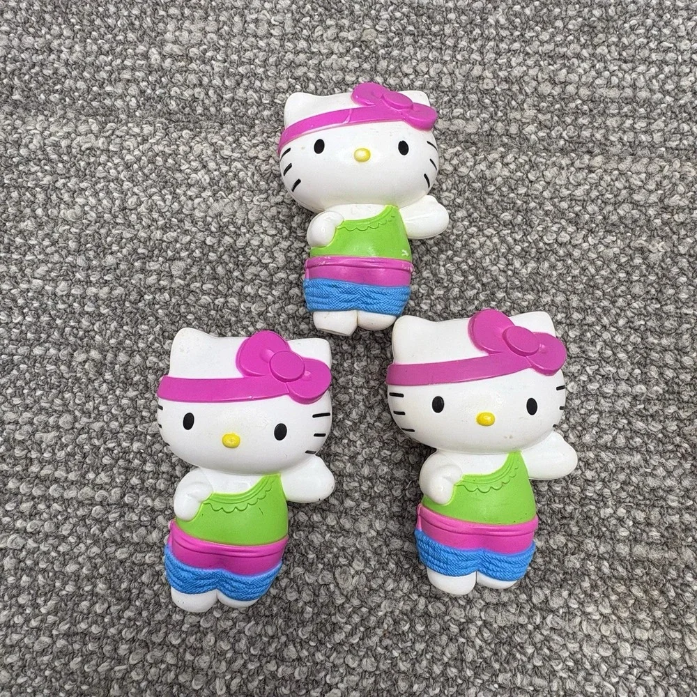 VTG Hello Kitty Collection Fast Food Toys Stamp Paper Puncher Hanging Toys Too